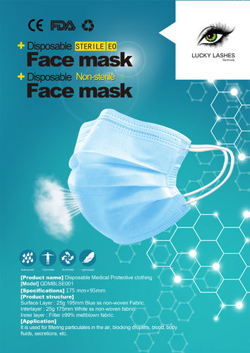 Mund-Nasen-Schutzmaske Einweg 50St/Packung